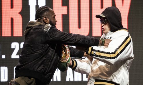 To može samo Tyson Fury; svojim odgovorom nasmijao cijelu dvoranu, a bijesnog Deontayja Wildera ostavio u čudu