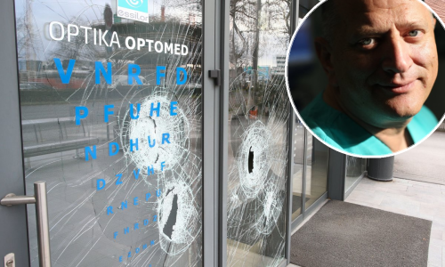 Razbijao stakla na klinici Nikice Gabrića željeznom pepeljarom