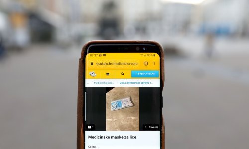 [FOTO/VIDEO] Neki na epidemiji pokušavaju zaraditi; jedna maska za lice u oglasniku se prodaje i za nevjerojatnih 200 kuna