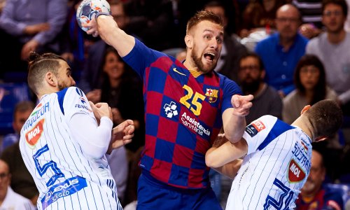 U dramatičnom okršaju Hrvat i Slovenac zajedničkim snagama odveli Barcelonu do trijumfa i rekorda u rukometnoj Ligi prvaka