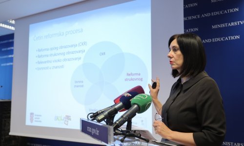 Divjak predstavila rezultate reforme strukovnog obrazovanja, najavila nove kurikulume i veće stipendije za učenike
