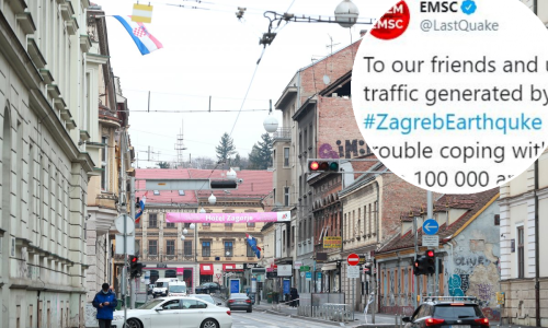 Zagrepčani izvještavaju o novim potresima, 'srušili' EMSC