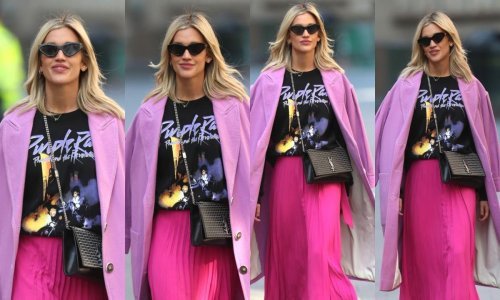 Članica Pussycat Dolls donijela je dašak proljeća ovom trendi kombinacijom u pastelnim tonovima