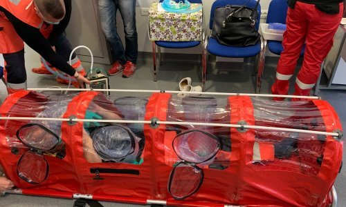 U Viroviticu stigao tzv. bio bag, izolacijska jedinica za prijevoz pacijenata