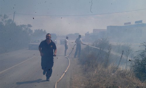 Veliki požar na minski sumnjivom području stavljen pod nadzor