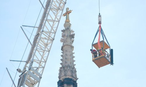 Pogledajte kako teku zadnje provjere stručnjaka prije rušenja sjevernog tornja zagrebačke katedrale