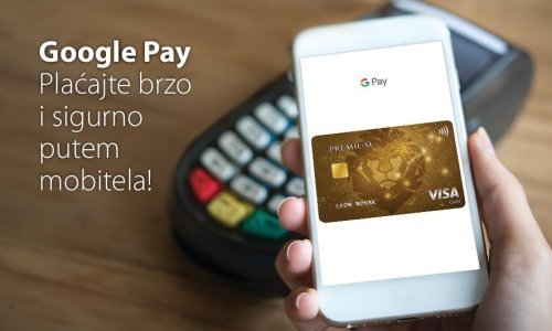 Google Pay od sada dostupan korisnicima Premium Visa kartica