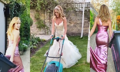 Novi viralni hit: Žene pokazale što sve možete raditi u vjenčanici, ali i kako izgledati što glamuroznije dok iznosite smeće na ulicu
