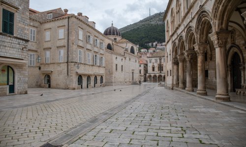 Dubrovčani kose Stradun; umjesto turista niknula trava