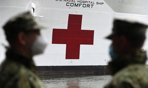 Znak slabljenja epidemije: Brod-bolnica USNS Comfort napušta New York
