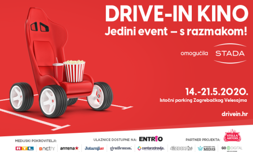 Drive-In Kino, humanitarno kulturna inicijativa – s razmakom