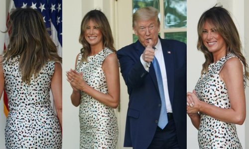 Melania Trump ukrala svu pozornost u pripijenoj haljini na svečanoj ceremoniji