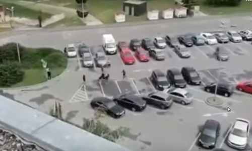 Snimka napada na dvojicu mladića u Vukovaru