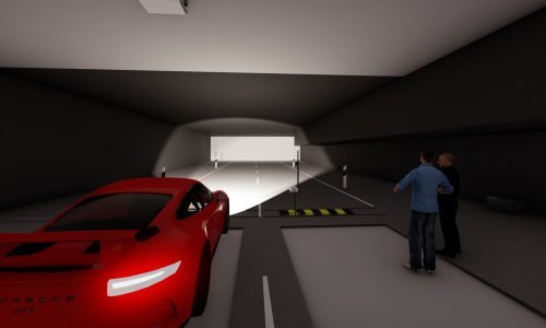 Porsche gradi svjetlosni kanal, neobični testni centar za razvoj farova