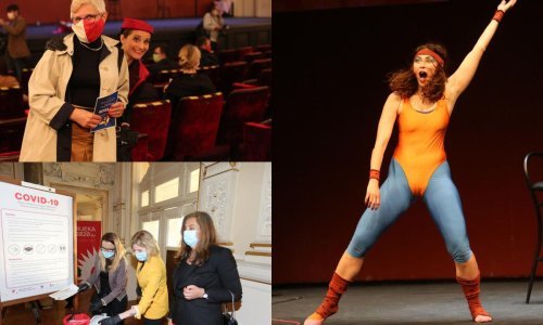 [FOTO/VIDEO] Prva predstava riječkog 'Zajca' nakon korone: Gledatelje dočekale posebno dizajnirane maske i 67 odvojenih sjedala