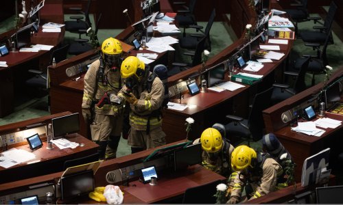 Honkongški zastupnici izazvali incident u parlamentu zbog Tiananmena