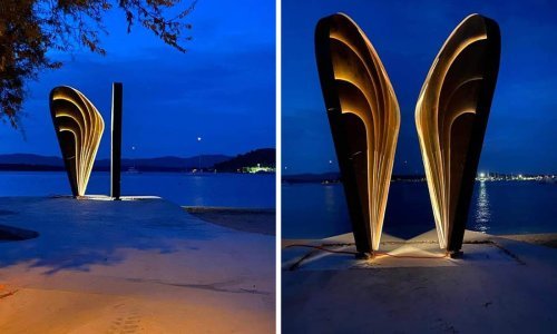 Teleportacija do Norveške? Murter sada ima spomenik koji će vam to omogućavati