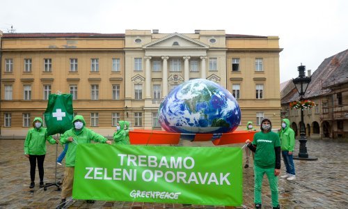 Aktivisti Greenpeacea uoči izbora zatražili 'zeleni oporavak'