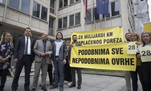 [VIDEO] Koalicija Dosta pljačke: Porezna uprava ima 28 milijardi kuna nenaplaćenog duga