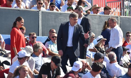 Ni hrvatski premijer Andrej Plenković nije skrivao oduševljenje zato što je Novak Đoković doveo teniski spektakl u Lijepu našu