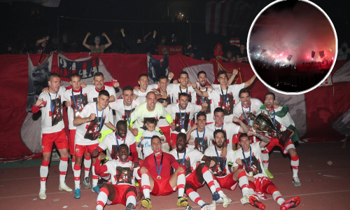 Nogometaši Crvene zvezde proslavili su naslov prvaka s 18.000 navijača, a već sljedeće jutro doznali su katastrofalne vijesti