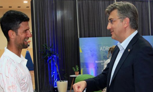 Vlada poručuje: ‘Premijer neće u samoizolaciju. S Đokovićem je razgovarao 2 minute, nije bilo bliskog kontakta‘