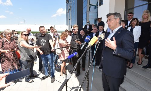 Plenković obišao dograđeni dio varaždinskoga Tehnološkog parka