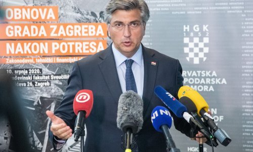 Plenković: Zakon o obnovi jedan od prvih koji će Sabor usvojiti nakon izbora