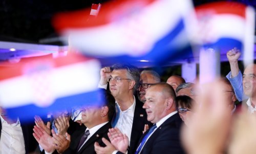 Božinović o gužvi u izbornom stožeru: Družili smo se manje od 15 minuta, bilo je više distance nego što se vidjelo na snimci