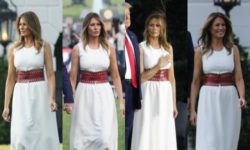 Melania Trump prošetala remen od 9000 kuna i cipele koje rijetko kad nosi u javnosti