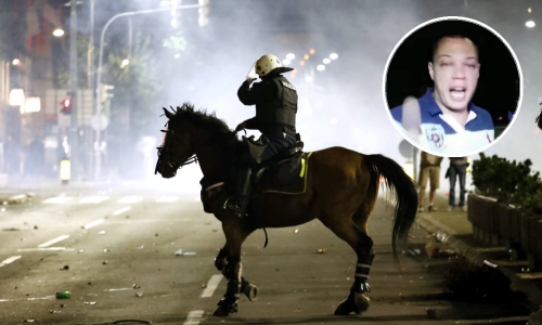 Lice prosvjeda u Beogradu: Ćale, ovo je za tebe jer si umro bez respiratora