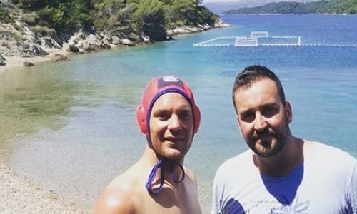 [FOTO] Manuel Neuer promijenio sport, stao na vaterpolski gol i oduševio našeg proslavljenog reprezentativca: 'Nisam očekivao da je tako dobar'