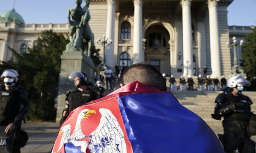 Šesti je dan prosvjeda u Beogradu, zasad je sve mirno