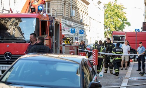 Požar u središtu Rijeke, dim se širio Korzom