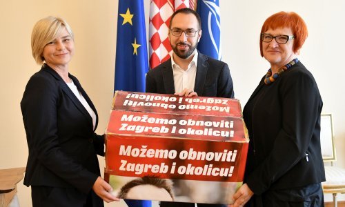 Zeleno-lijeva koalicija Milanoviću predala potpise na Peticiju za obnovu Zagreba kojom traži izvanrednu sjednicu Sabora