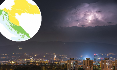 Stigla najintenzivnija promjena vremena ovog ljeta, DHMZ upalio meteoalarm; prognoze za početak kolovoza nose novi ekstrem