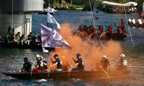 [FOTO] Maraton lađa završio s dva pobjednika - posadom Zagreba i Stablina, evo tko je stigao od uzvanika