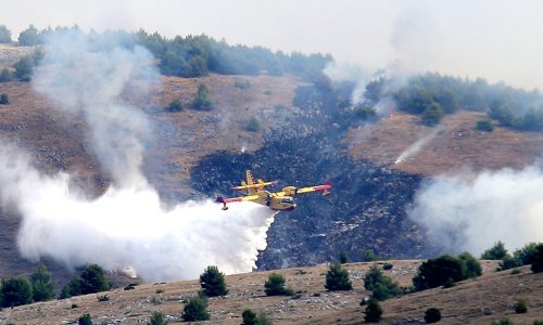 Požari od Žaborića do Primoštena koje su uzrokovali gromovi lokalizirani