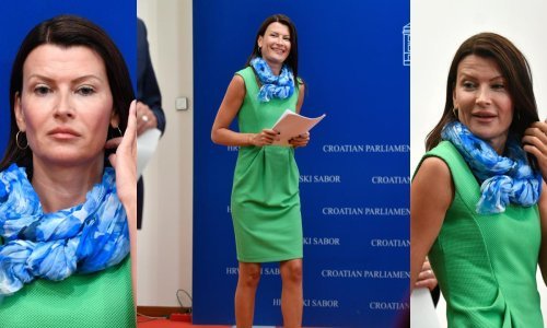 Ne bježi od boja: Sabina Glasovac privlačila poglede u vedroj kombinaciji