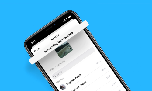Messenger ograničio maksimalni broj prosljeđenih poruka