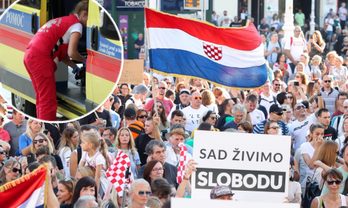 [ANKETA] Nitko ne nosi maske niti poštuje razmak, dogodio se i incident s Hitnom, no iz Stožera tvrde - sve je bilo OK. Treba li zabraniti prosvjede protiv korone?