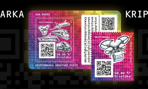 Hrvatska pošta rasprodala 500 hrvatskih kriptomarki