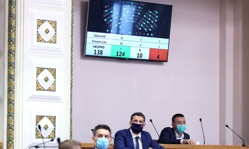 Zakon o obnovi Zagreba i okolice izglasan velikom većinom, samo četiri zastupnika glasala su protiv