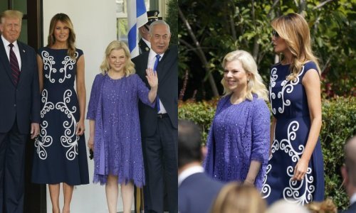 Modnu diplomaciju izbrusila je do savršenstva: Melania Trump u laskavoj haljini odala počast Izraelu