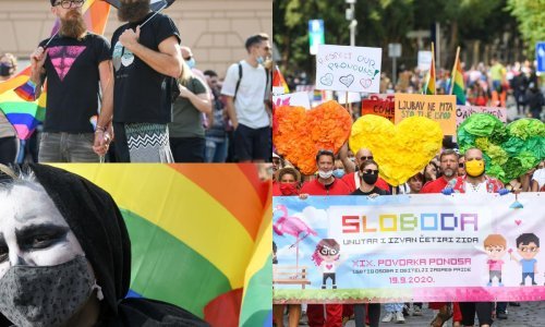 [FOTO/VIDEO] Povorka ponosa po prvi put krenula s Markovog trga: Traže promjenu Ustava