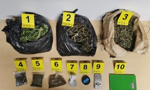 Policija na Hvaru i u Splitu zaplijenila 4,5 kilograma marihuane
