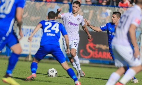 [FOTO] Mijo Caktaš spasio Hajduk blamaže u Hrvatskom kupu; Splićani se provukli kod trećeligaša, a uoči utakmice dogodio se incident