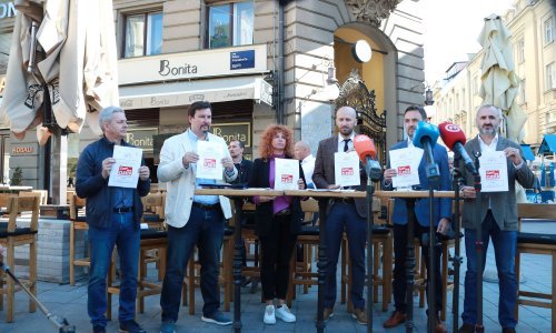 Ugostitelji u Zagrebu zatvorili lokale na sat vremena: 'Gospodo u Vladi, dovraga, smanjite te poreze, dajte nam da prodišemo'