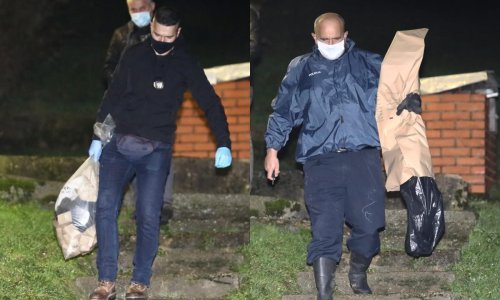 [FOTO/VIDEO] Policija iz kuće obitelji Bezuk iznosila vreće. Jesu li našli još oružja?