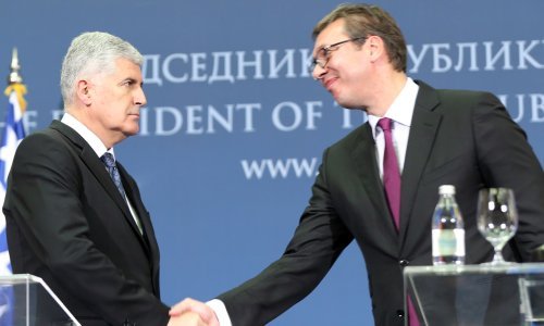 Čović i Dodik na neformalnoj večeri s Vučićem u Beogradu